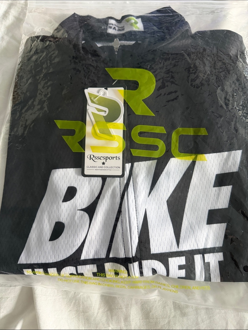 RSSC Sports Black Cycling Jersey